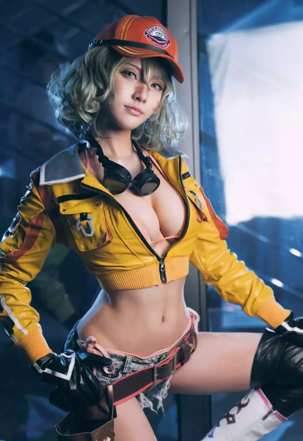 No.023-修车妹 [6P] 甜美女孩的时尚秘籍-丽图社