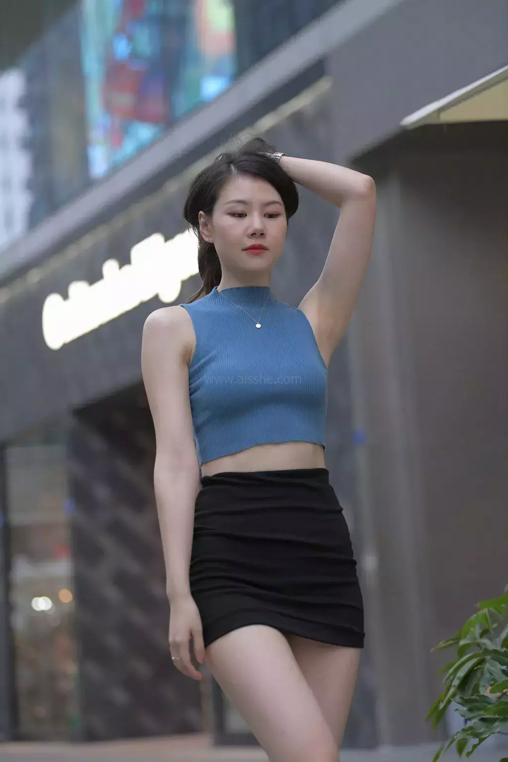 精选街拍作品 NO.1125 包臀群美女3 时尚亚洲美女街拍-丽图社