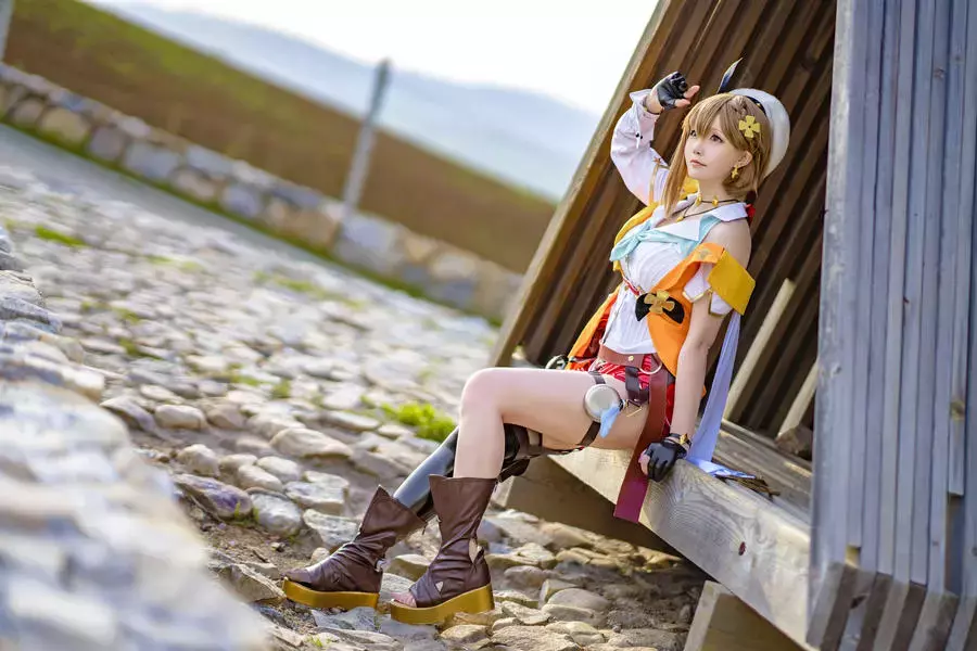 No.177-2023年04月计划A 莱莎的炼金工坊2 莱莎 [38P] 氧气美女 雪肌如玉 楚楚动人写真-丽图社