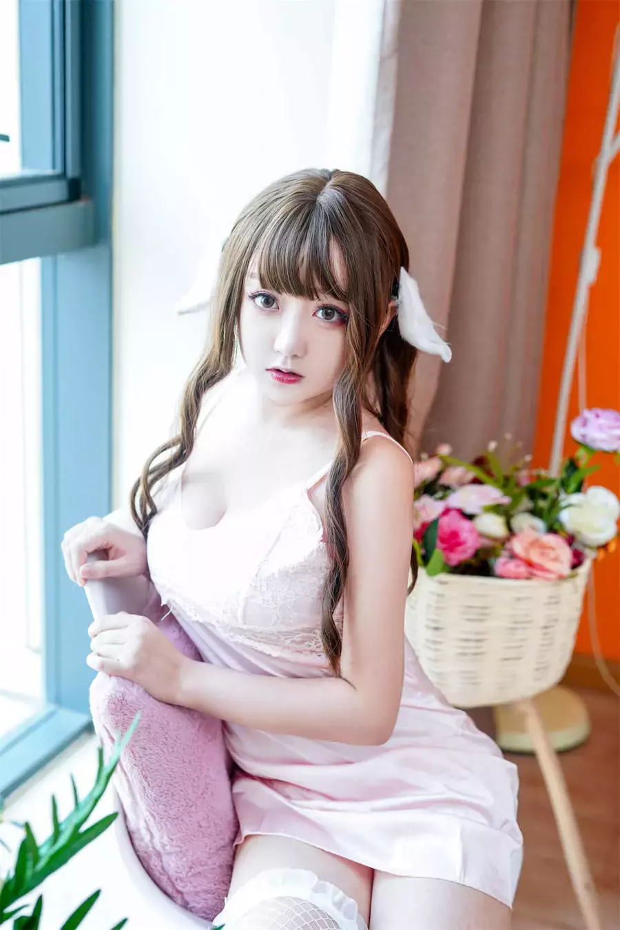 No.035-小羊睡衣 [48P] 夏季好身材美女壁纸高清好看-丽图社