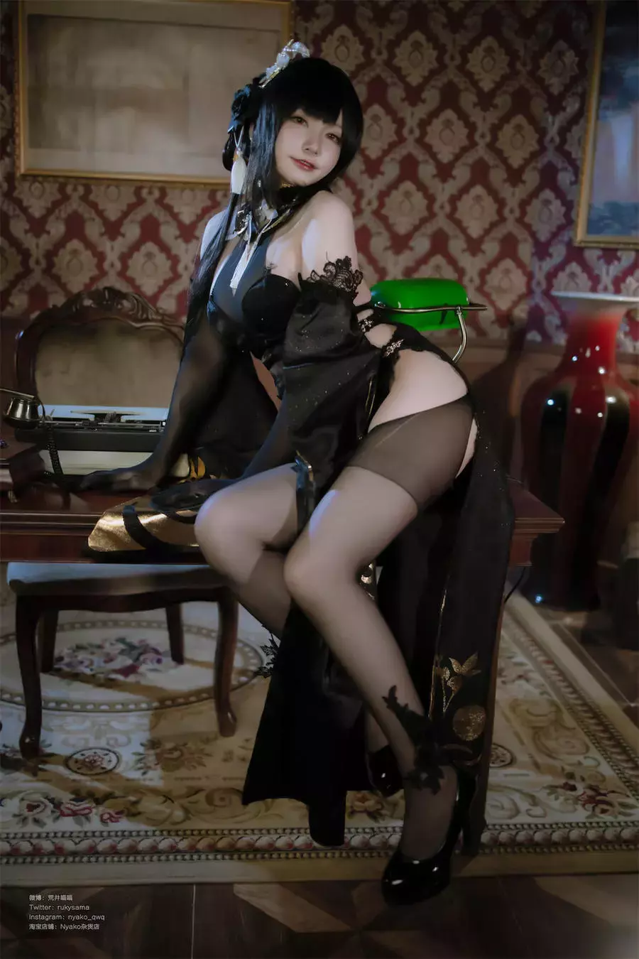 No.063 – 碧蓝航线 镇海 [46P] 性感美女写真照高清图片素材-丽图社