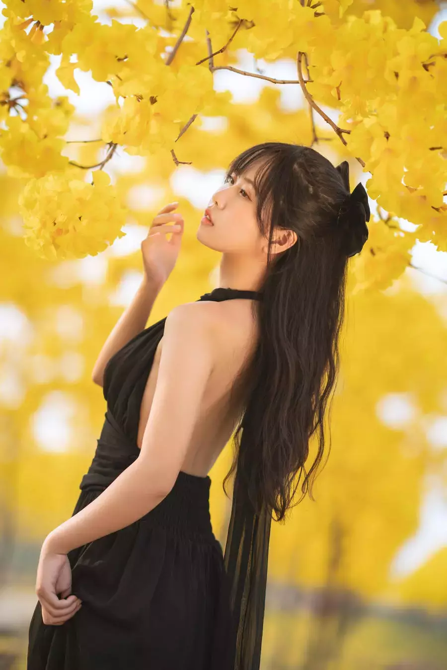 No.025 – 秋有银杏 春有黄风铃 [23P] 超高清国内美女模特精选套图-丽图社