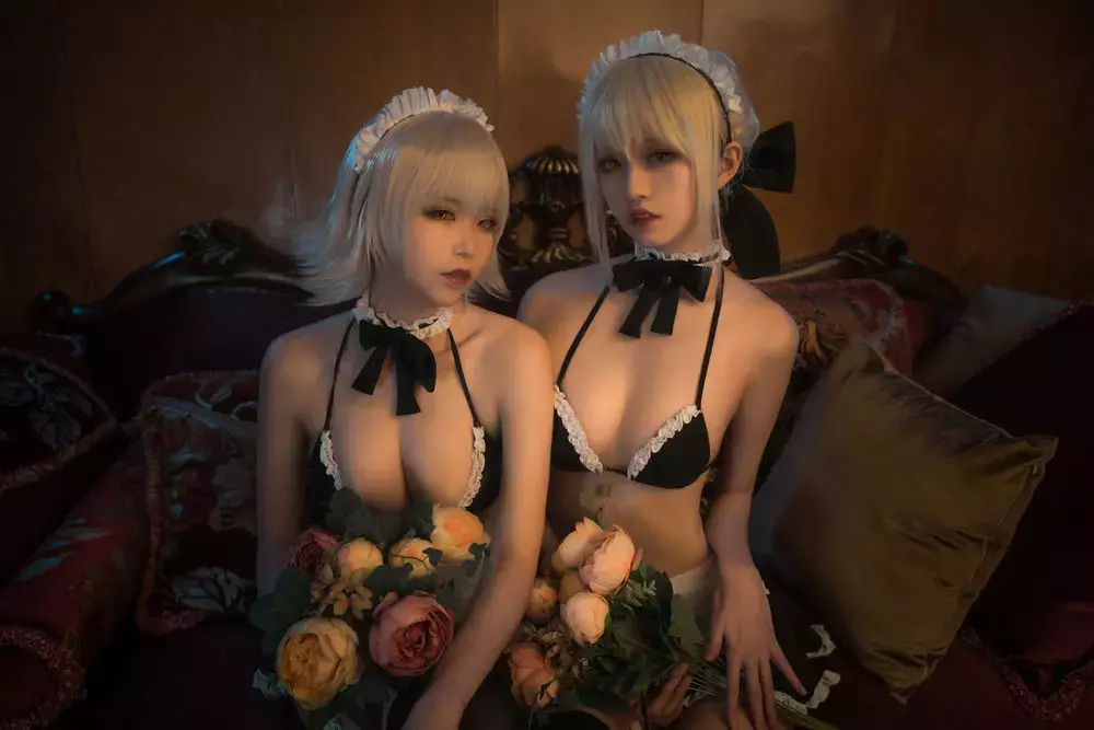 No.014-黑贞黑呆[x桔梗] 超高清国内美女模特精选套图-丽图社