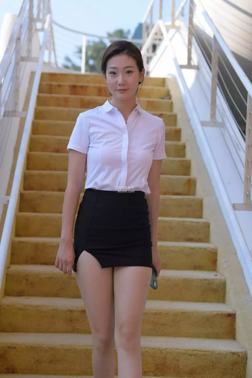 精选街拍作品 NO.1874 黑色制服包臀裙美女5 街拍跟屁虫-丽图社