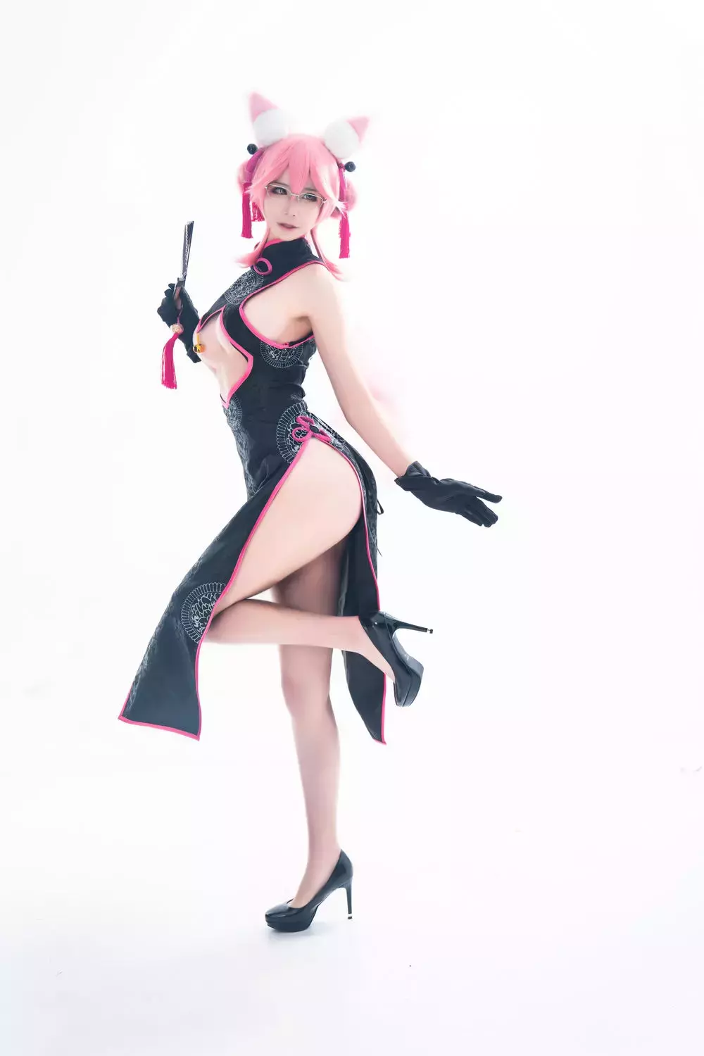 No.035-玉藻前 旗袍 [16P] 清纯美女写真套图-丽图社