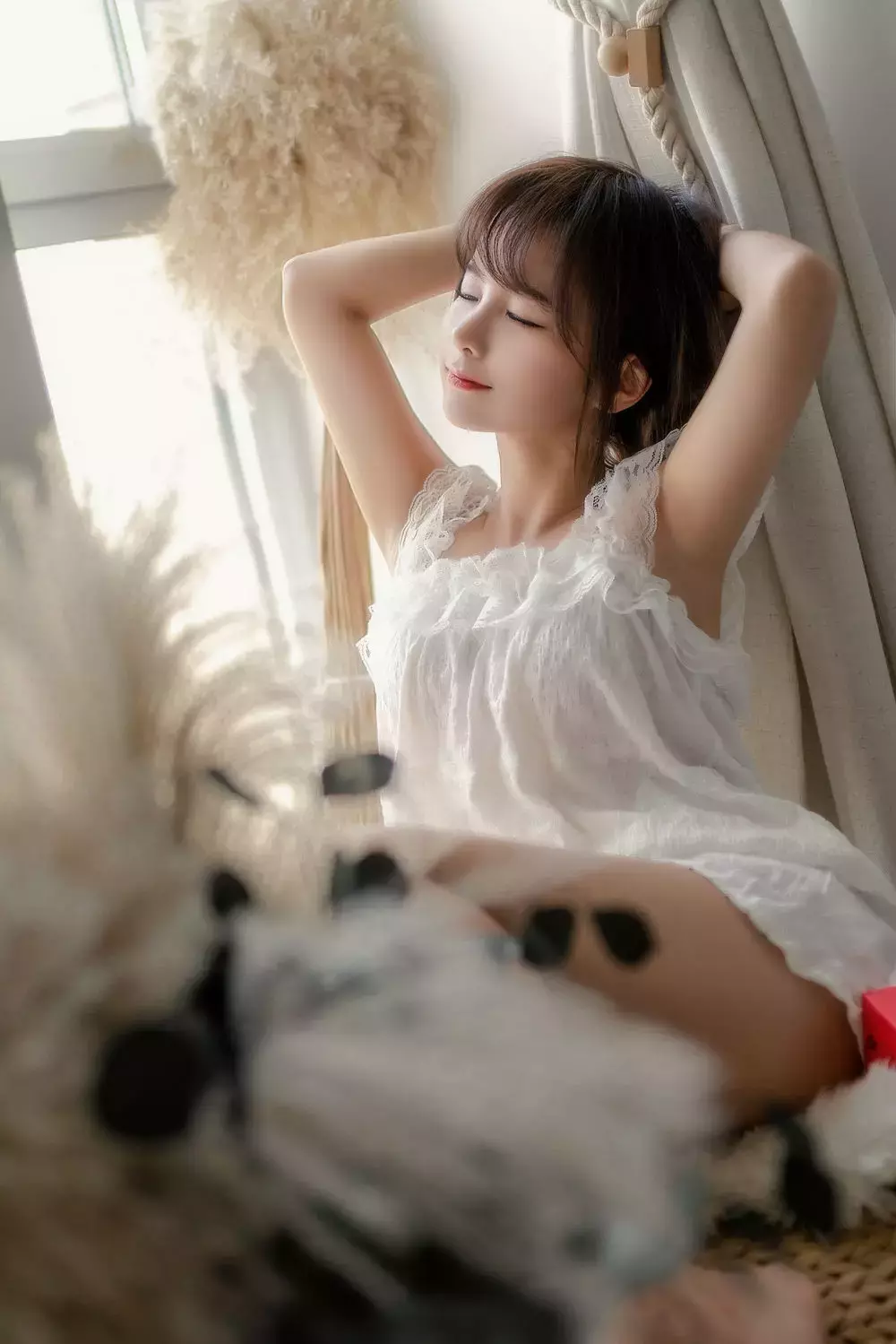 No.101-大象 白睡衣 [29P] 高清美女写真摄影图片-丽图社