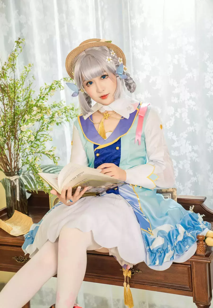 No.004 – 原神 神里绫华 [19P] 清新熟女写真图 美女写真图-丽图社