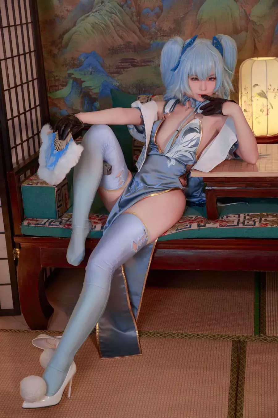 No.008-pa15翠雀媚旗袍 [20P] 美女写真,性感美女-丽图社