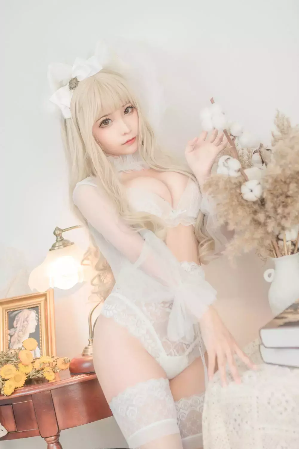 No.042-白猫 [40P] 唯美性感身材美女图片壁纸-丽图社