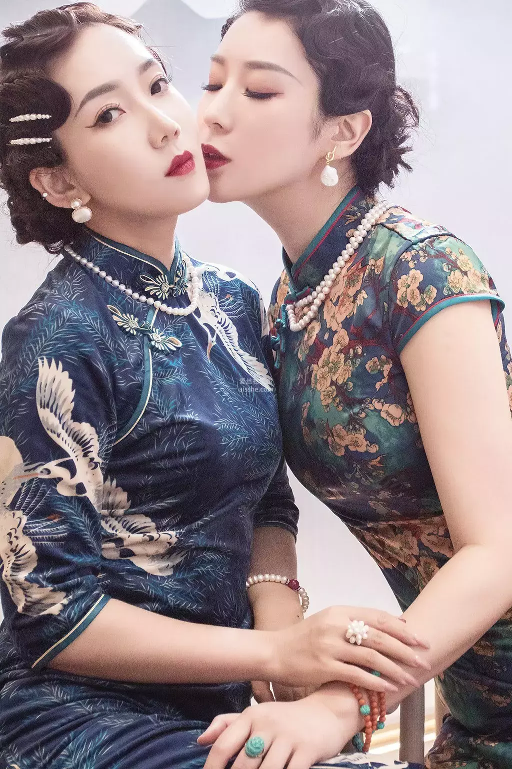 [宅急约WordGirls] No.071 古韵茶香 艾静香 韵味旗袍 美女写真壁纸珍藏版-丽图社