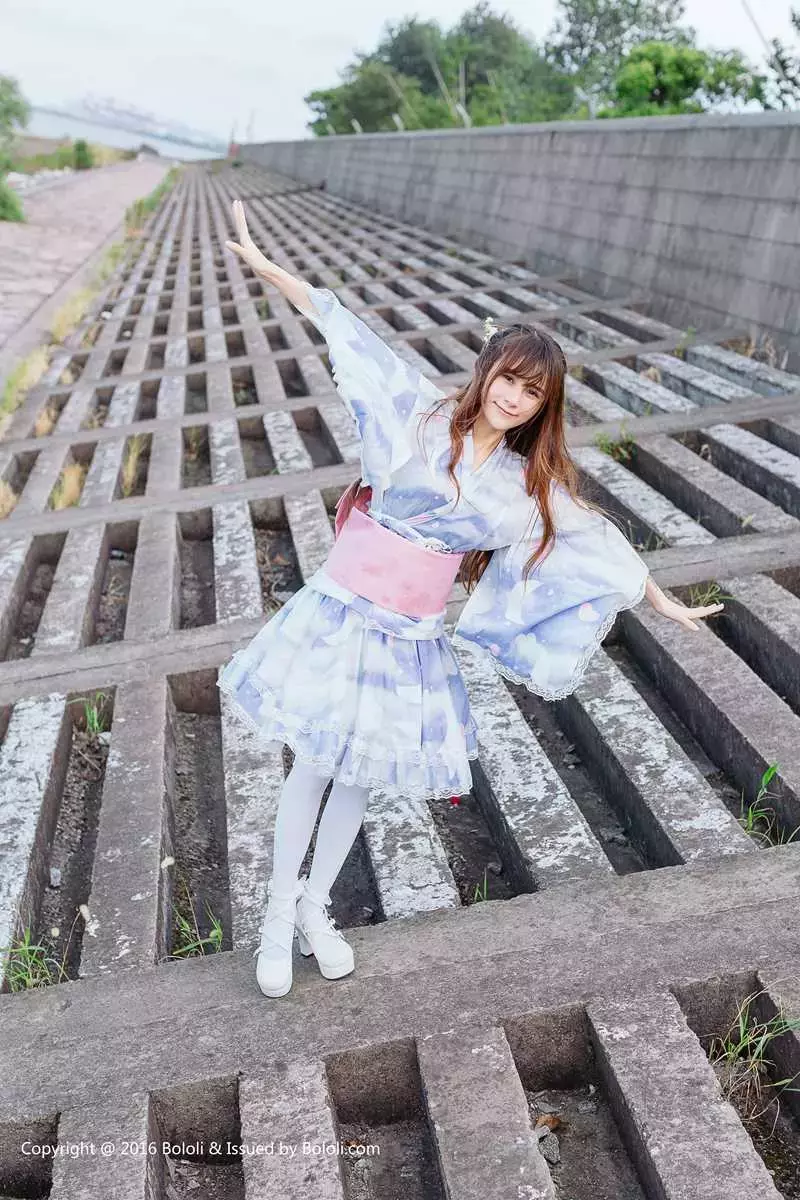 [Kimoe激萌文化]2016.10.20 KIM007 夏日浴衣-夏美酱 时尚美女写真壁纸图片照-丽图社