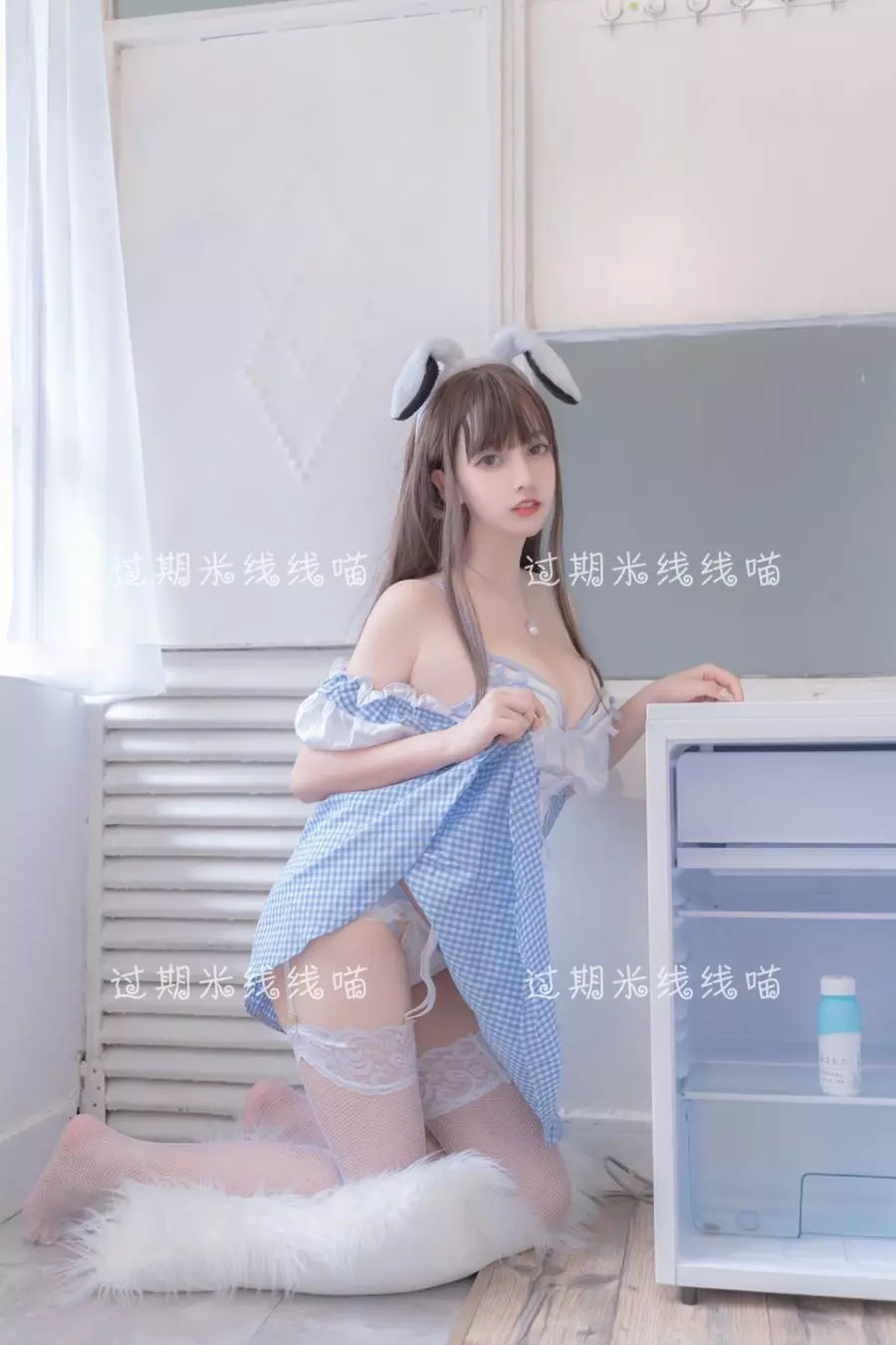 No.025-蓝白 [55P] 美女好身材壁纸高清图片-丽图社