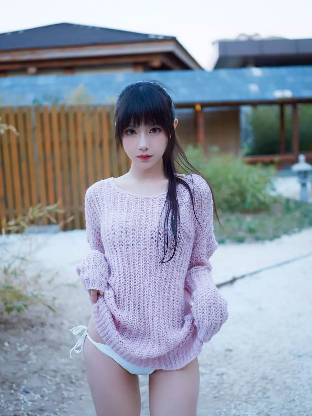 No.033-启蛰图包共9套 – 启蛰D [9P] 氧气美女 雪肌如玉 楚楚动人写真-丽图社