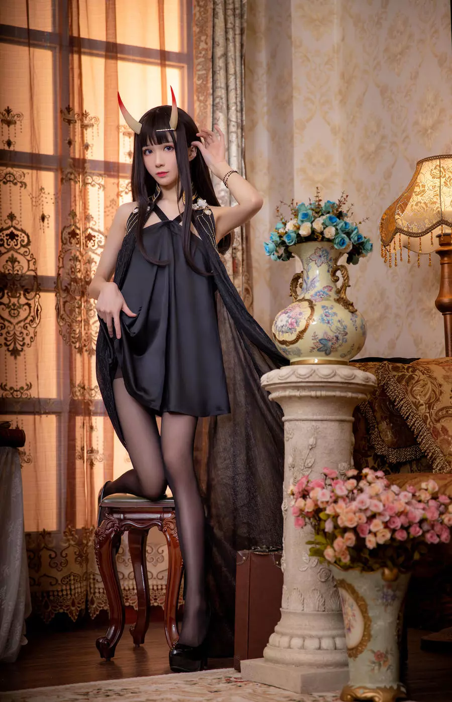 No.002-碧蓝航线 能代礼服 [12P] 优雅休闲美女自信阳光可爱唯美写真-丽图社