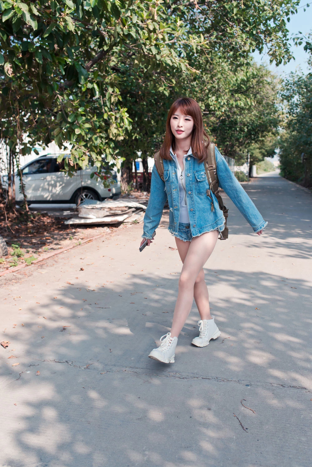 No.003-御风街拍 轻水海鸥岛RS牛仔街拍（与11重复） [413P] 好看的性感美女套图-丽图社