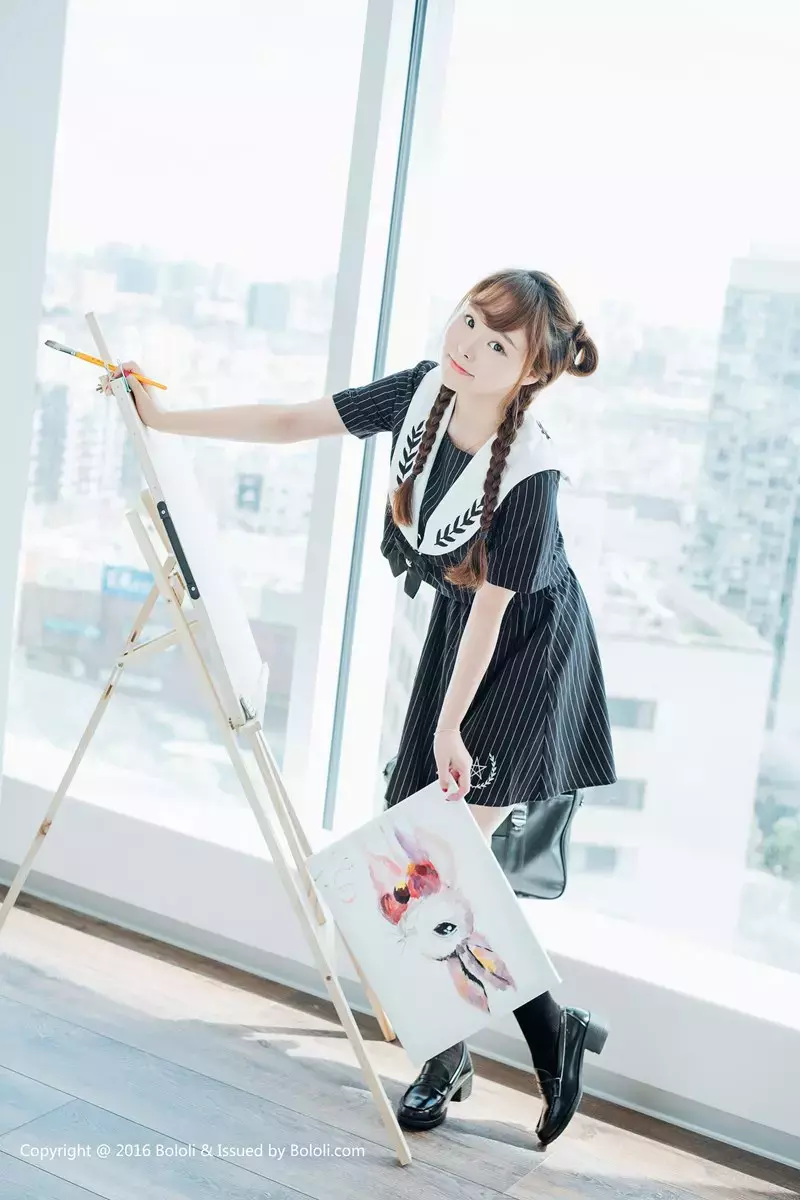 [Kimoe激萌文化]2017.01.19 Vol.017 柳侑绮-七宝的每日一画 美女套图 超高清美女写真套图-丽图社