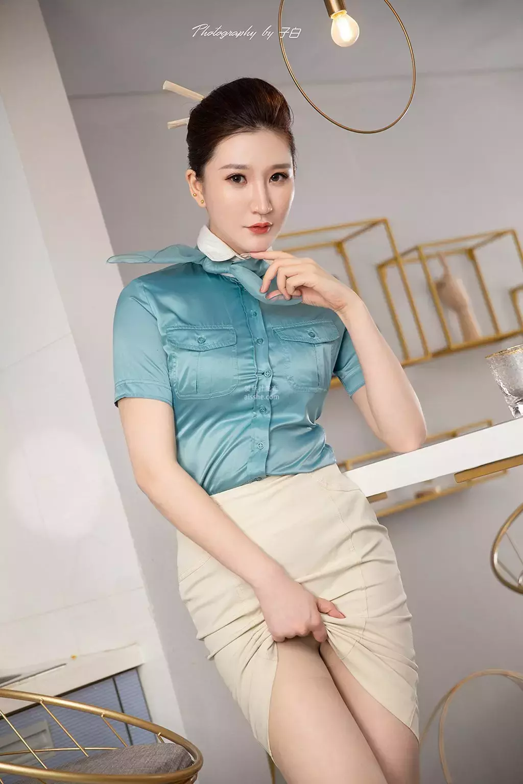 [TouTiao头条女神] No.S004 COS大韩航空空姐 高清漂亮美女图片-丽图社