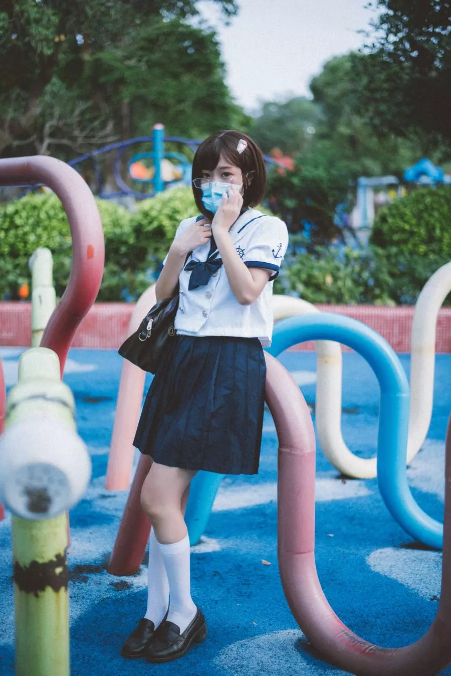 No.014-乐园JK [37P] 多样百变女孩的时尚穿搭照片-丽图社