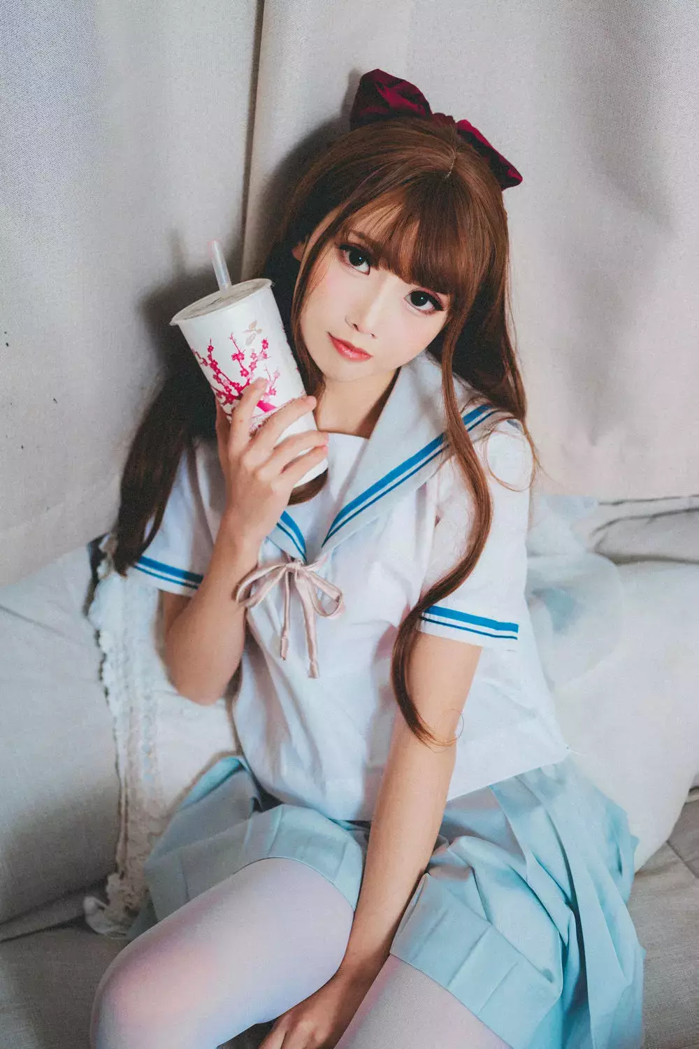 No.054-绿jk [16P] 极品火辣爆炸身材美女高清壁纸-丽图社