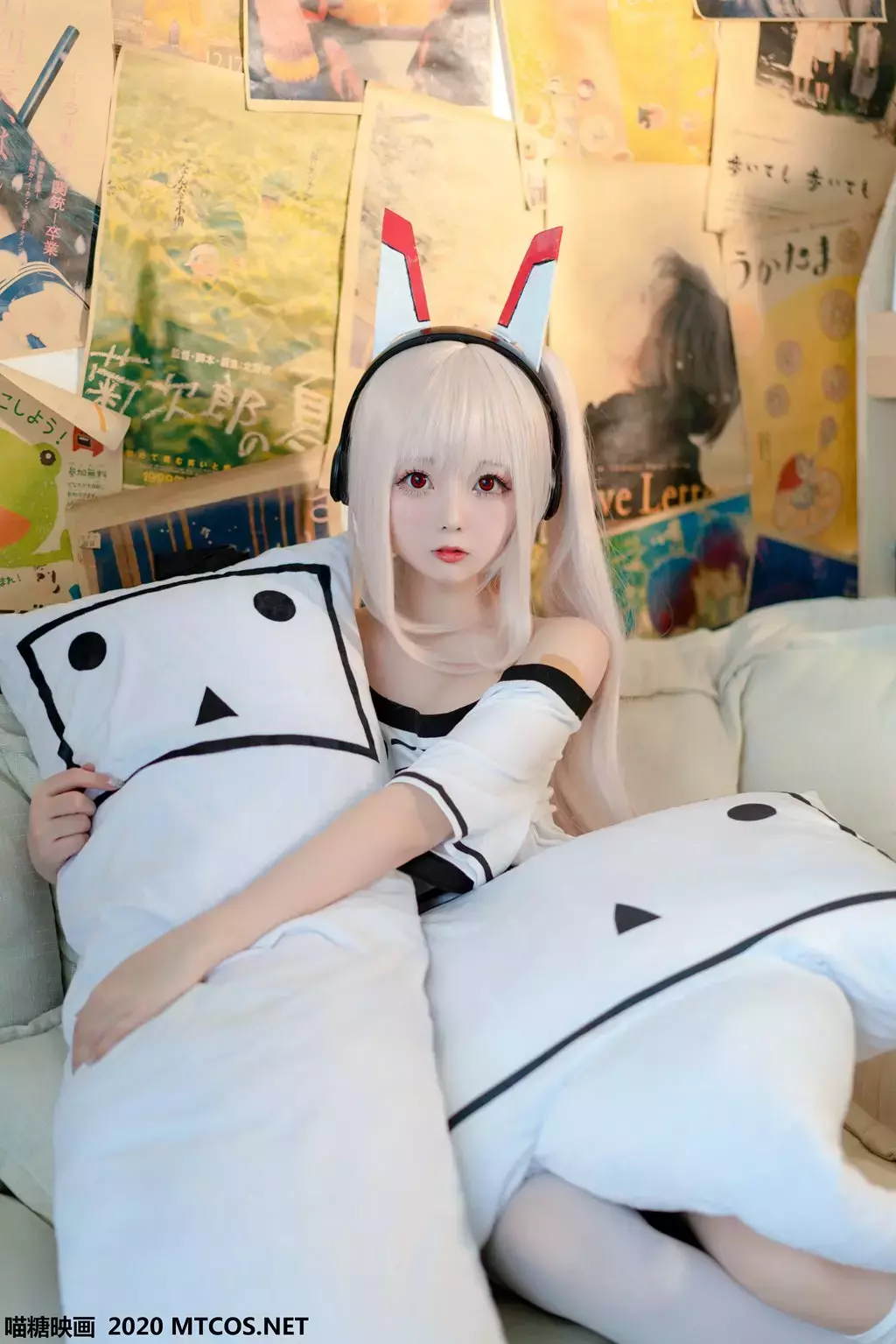 喵糖映画少女写真 VOL.113 白丝宅T 惊艳好看的高清美女壁纸-丽图社