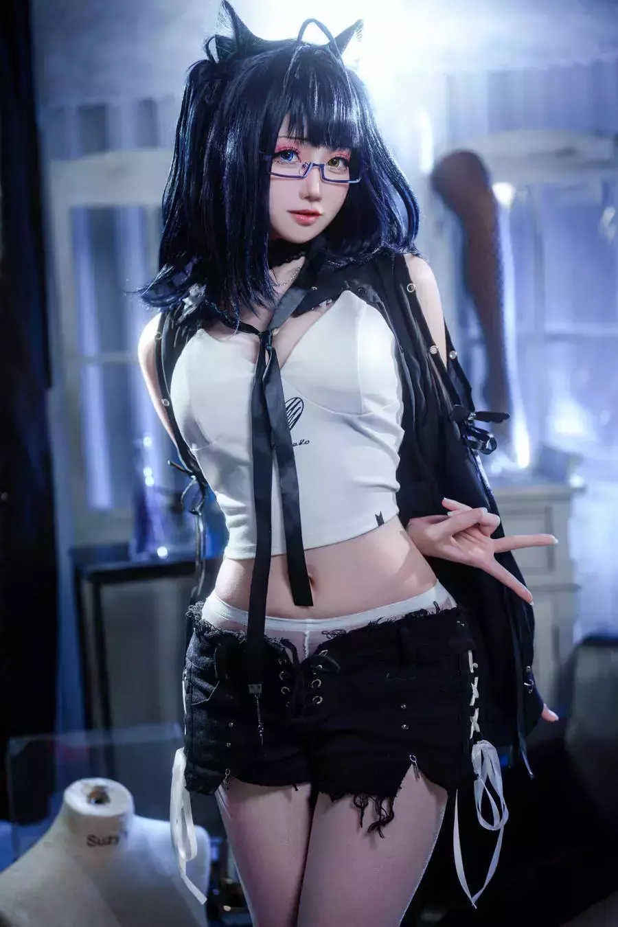 No.043 – 黑茶子 [22P] 压箱底的高清美女壁纸-丽图社