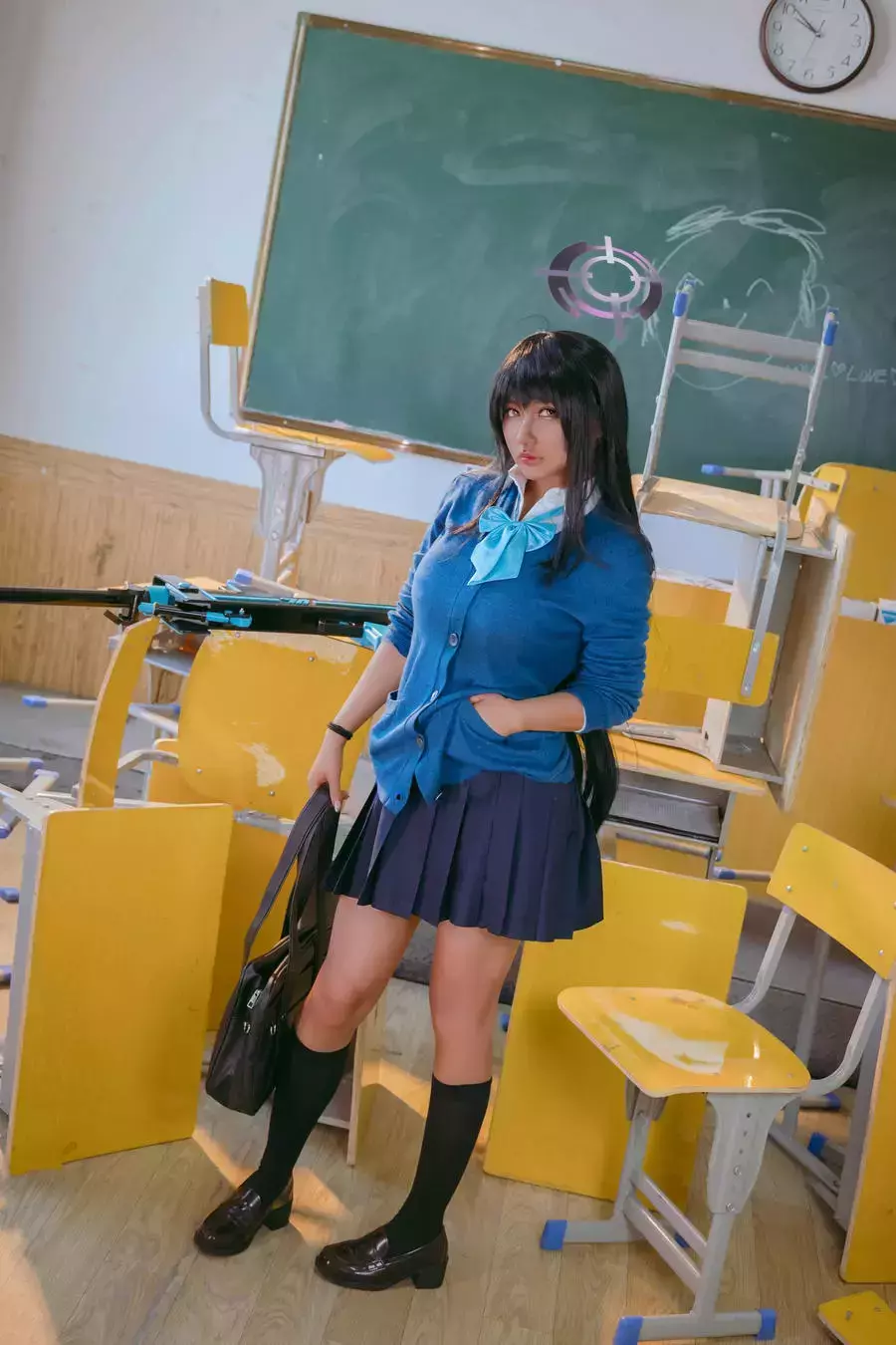 No.035 – 蔚蓝档案 花凛 (&亦南南南) [152P] 优雅休闲美女自信阳光可爱唯美写真-丽图社