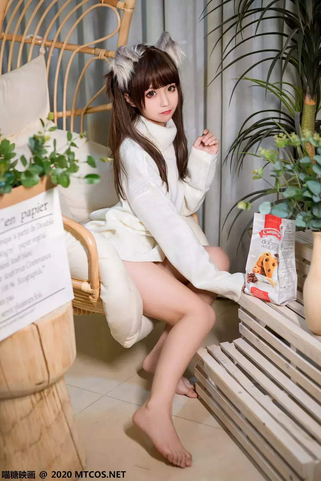 喵糖映画少女写真 VOL.261 冬日里的暖阳 美女头像真人清新高清图片-丽图社