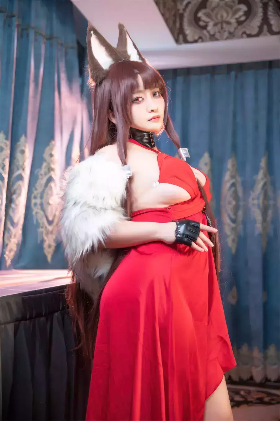 No.080 – 碧蓝航线 赤城礼服 [53P] 清秀自然美女头像图片-丽图社