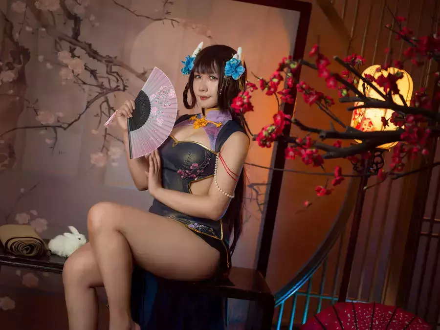 No.095 – 比睿旗袍+泳装 [61P] 气质美女妩媚写真-丽图社