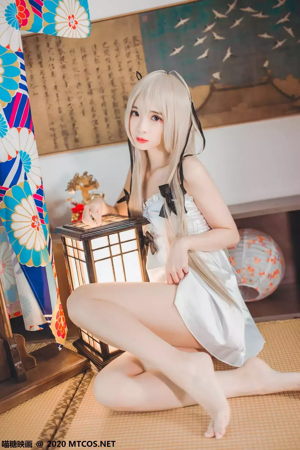 喵糖映画少女写真 VOL.332 白裙可爱穹妹 美女写真大图图片-丽图社