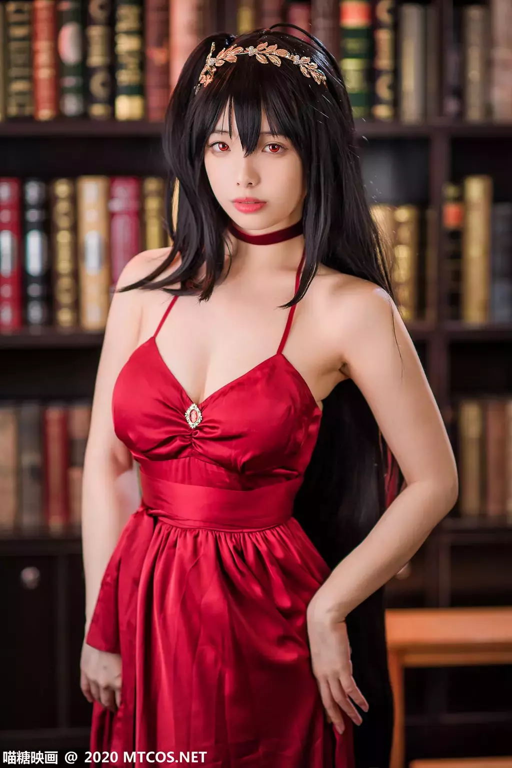 喵糖映画少女写真 VOL.183 大凤礼服 气质美女写真图片大全-丽图社