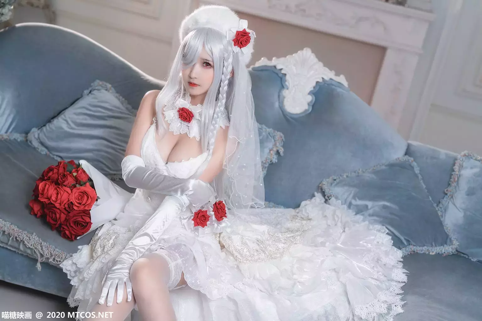 喵糖映画少女写真 VOL.284 花嫁 个人艺术写真素材-丽图社