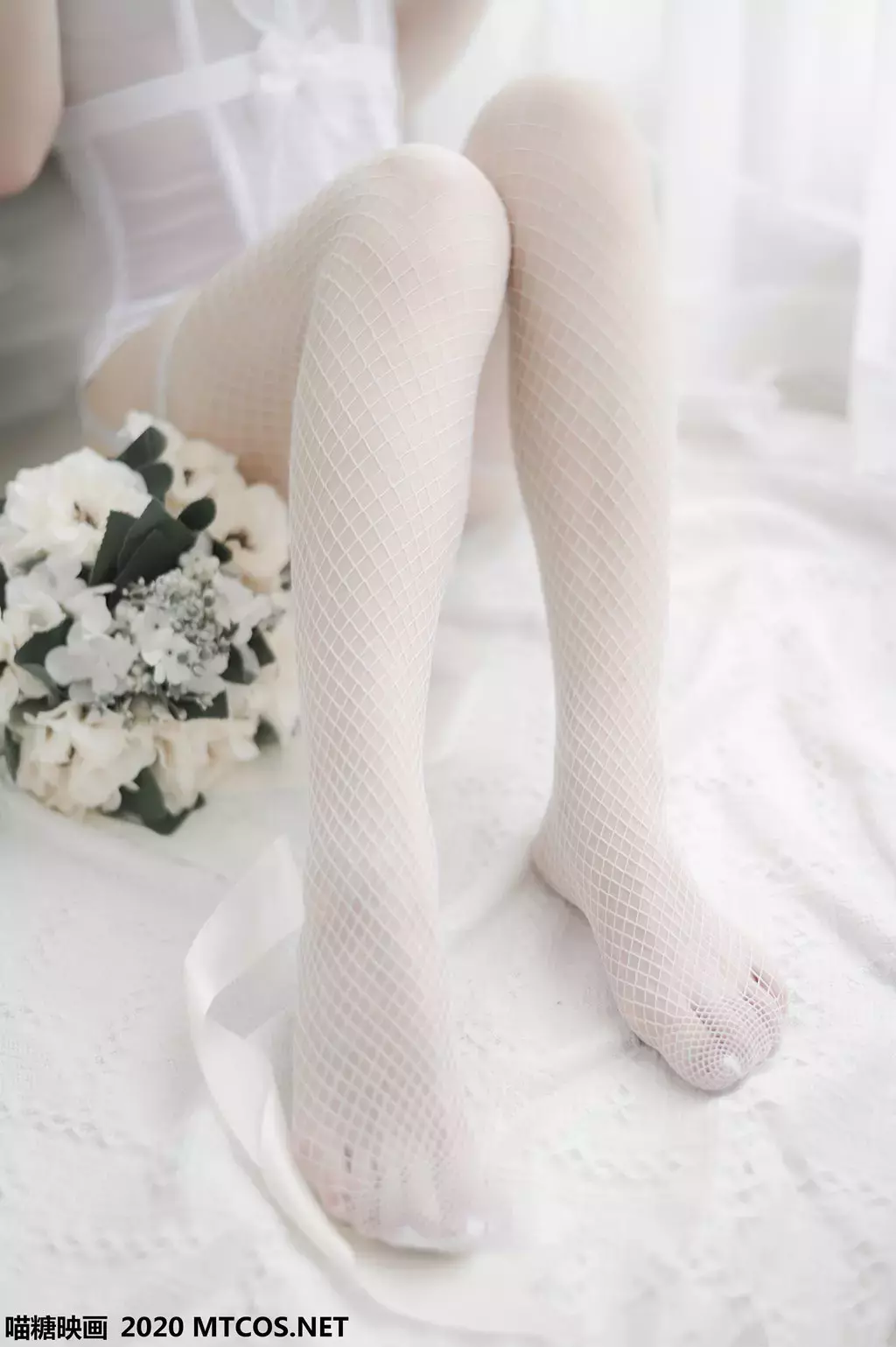 喵糖映画少女写真 VOL.138 纯白花嫁 美女写真免费图片-丽图社