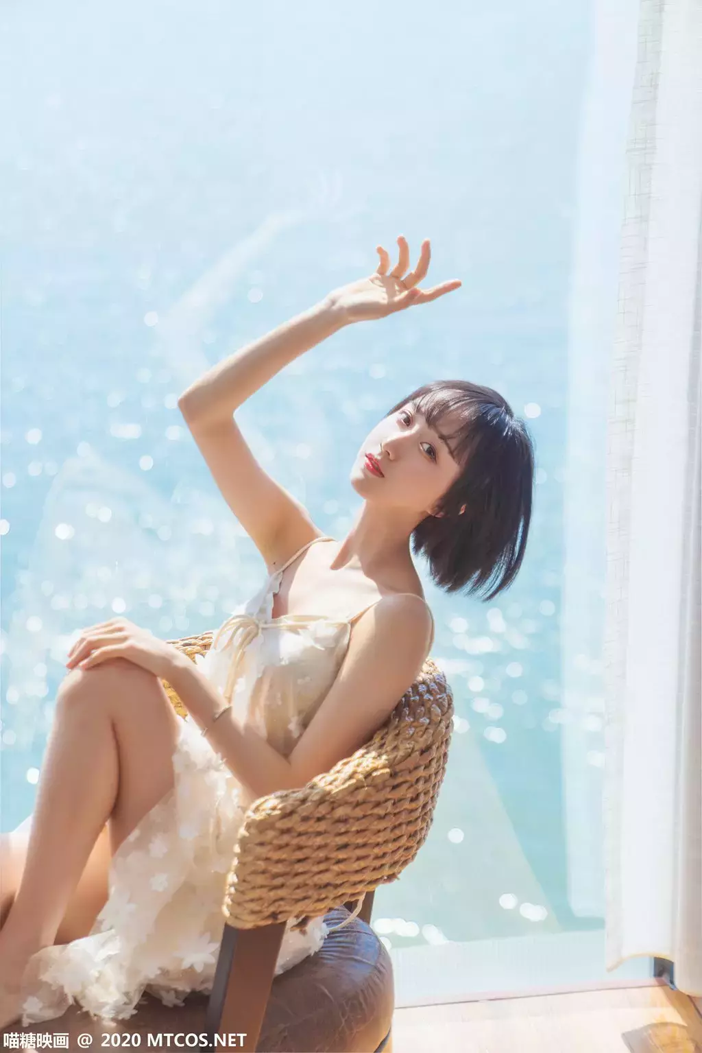 喵糖映画少女写真 VOL.201 暖阳的海 美丽姑娘图片高清-丽图社