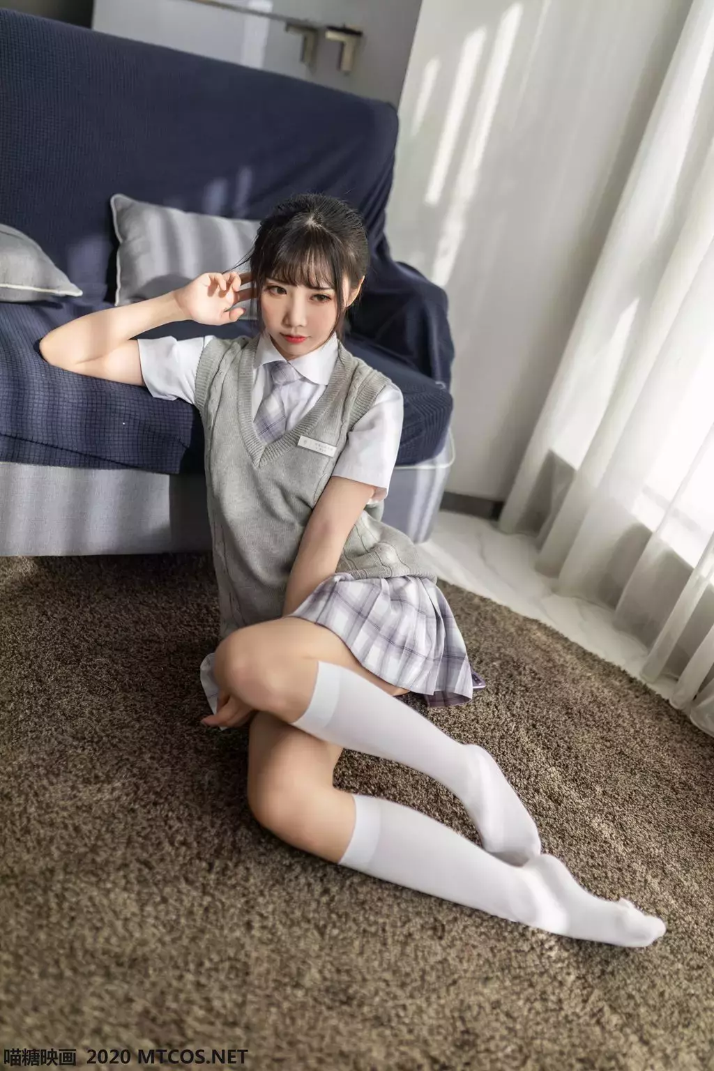 喵糖映画少女写真 JKL.001 制服少女 甜美可爱!少女小清新写真精选-丽图社