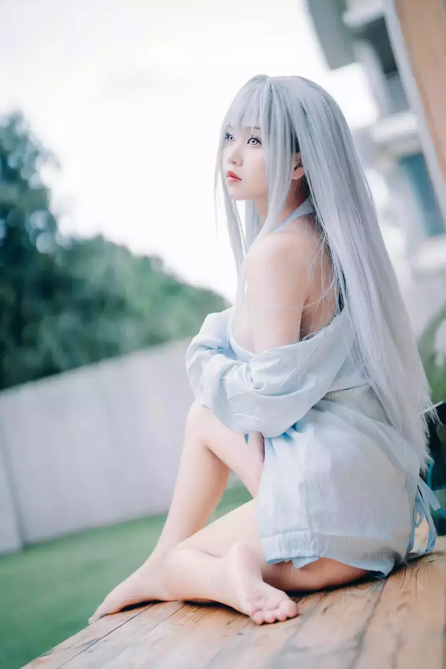 No.056 – 白泳装 [25P] 美女迷人身材写真图片壁纸-丽图社