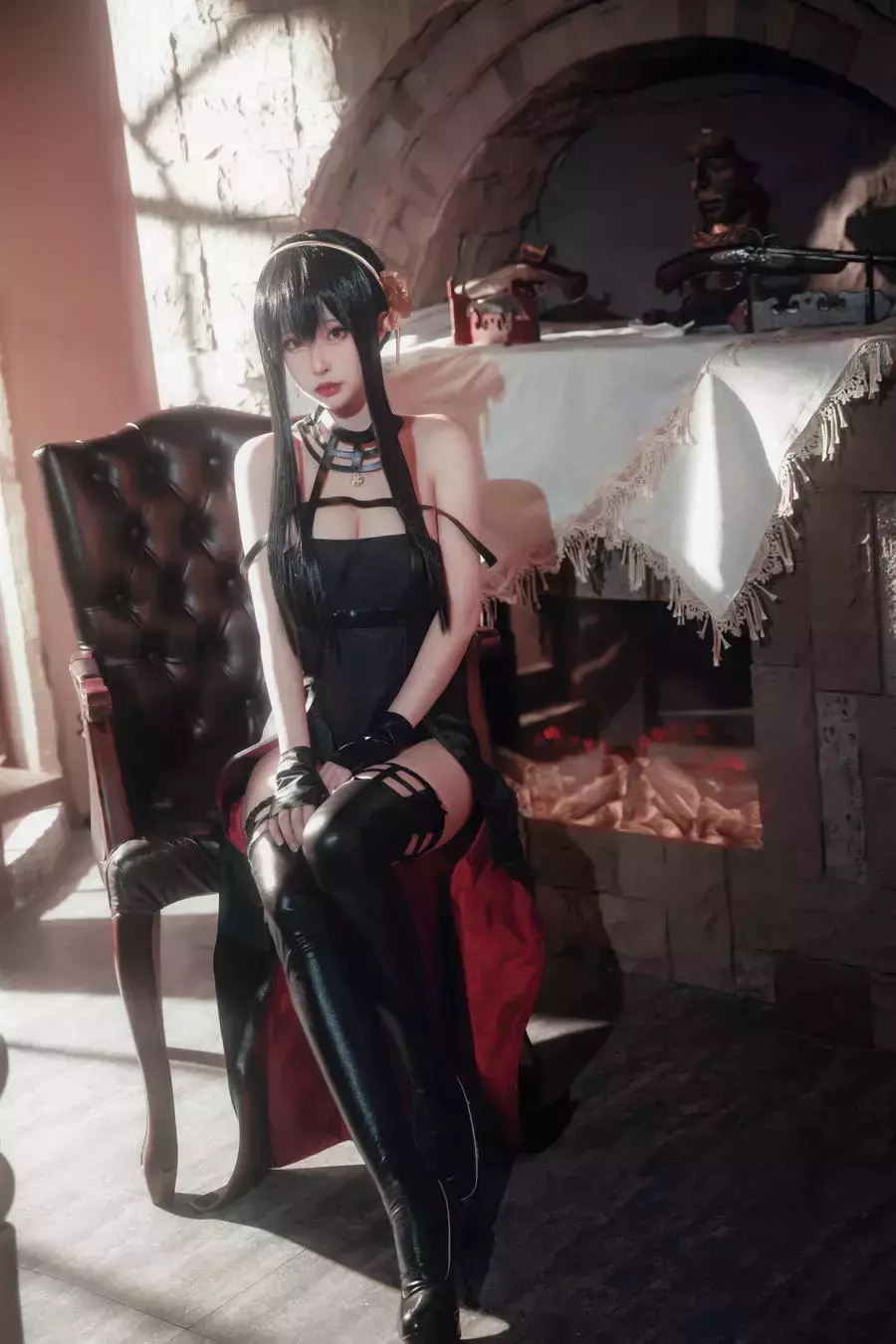 No.066 – 间谍过家家 约尔战斗服 [30P] 美女头像真人清新高清图片-丽图社