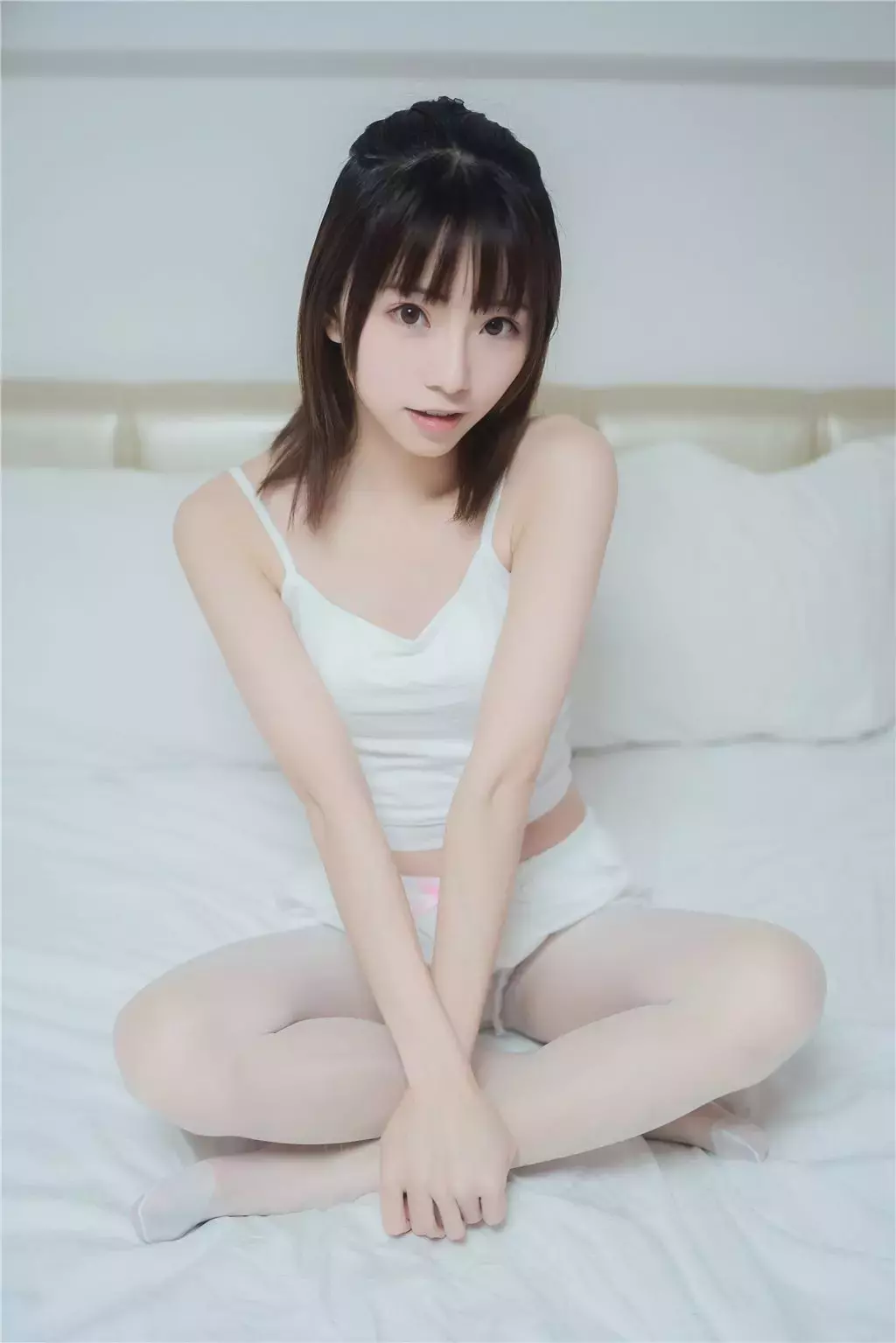 喵糖映画少女写真 VOL.269 白色套装 写真集图片大全-丽图社