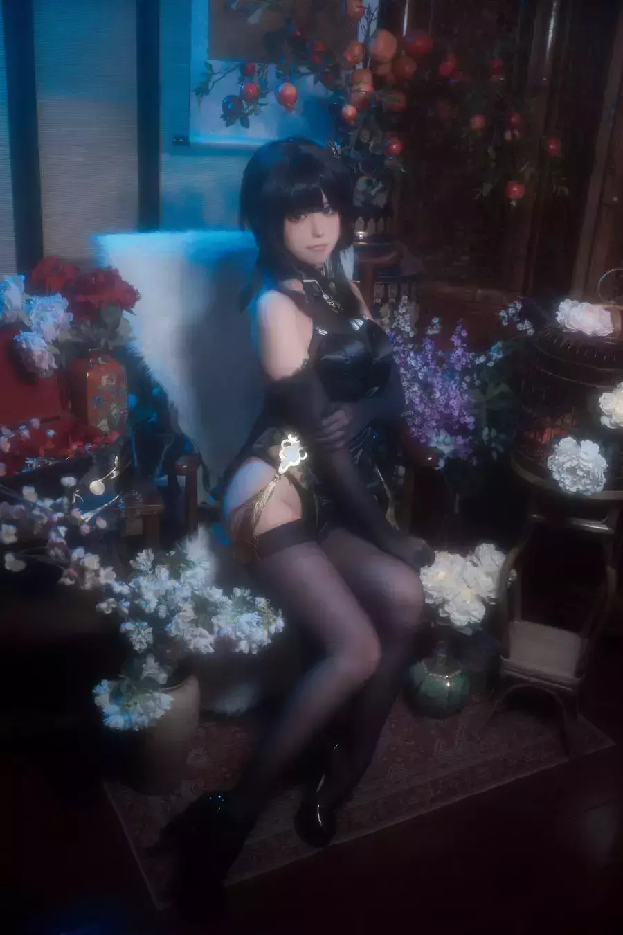 No.027 – 碧蓝航线 镇海 旗袍 [44P] 清纯美女套图-丽图社