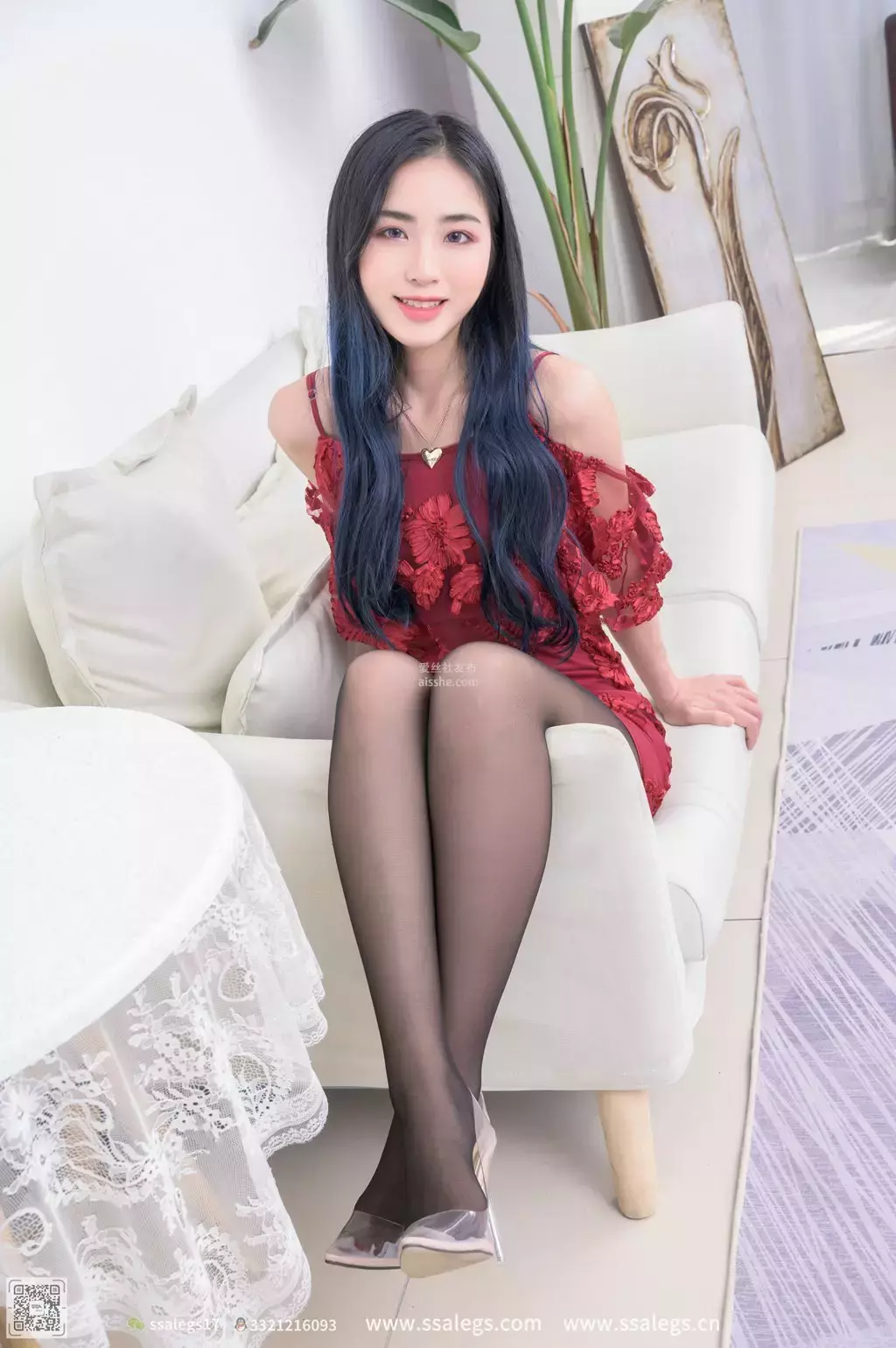 [SSA丝社] 超清版 No.523 茵茵 嘿丝写真（上） 高清美女壁纸素材-丽图社