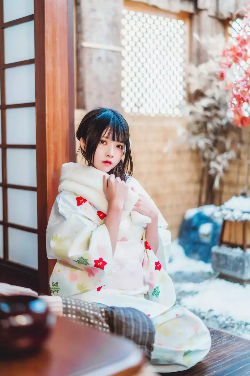 喵糖映画少女写真 VOL.234 和服少女 优雅休闲美女自信阳光可爱唯美写真-丽图社