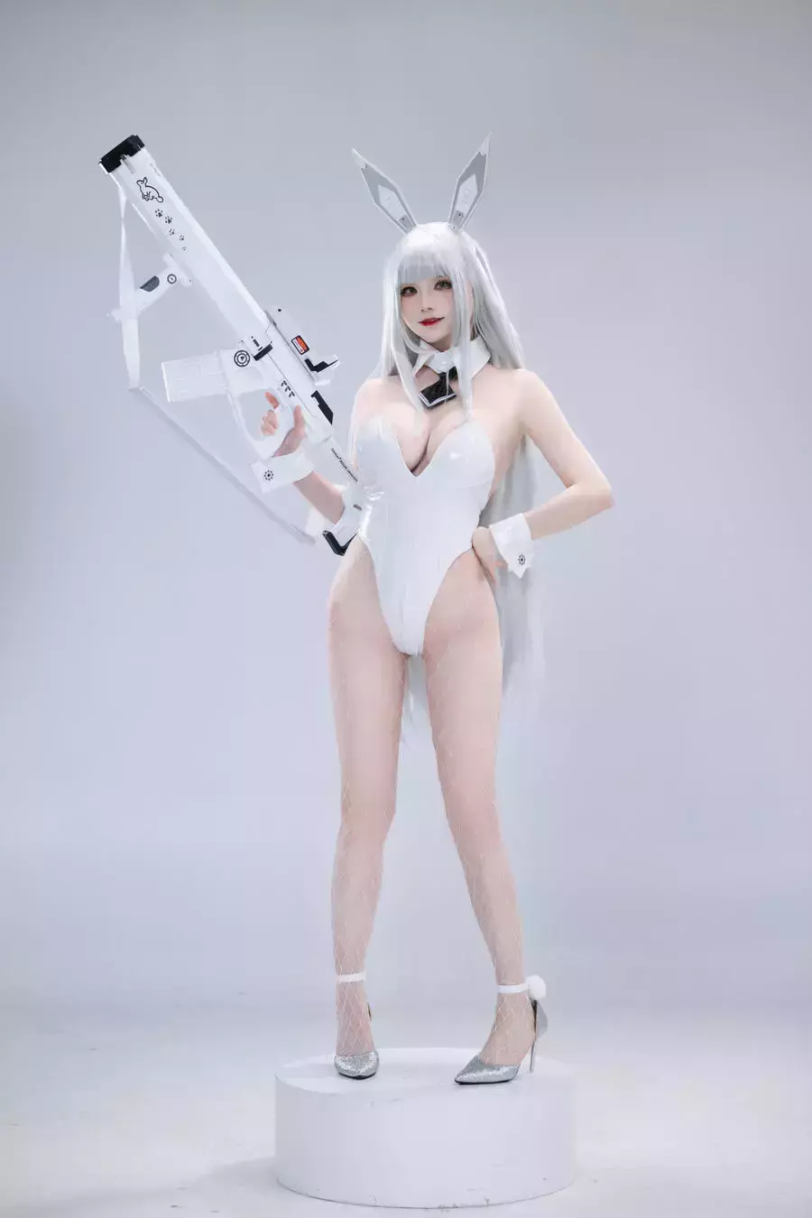 No.026 – 白兔 [27P] 好看身材模特美女图片壁纸-丽图社