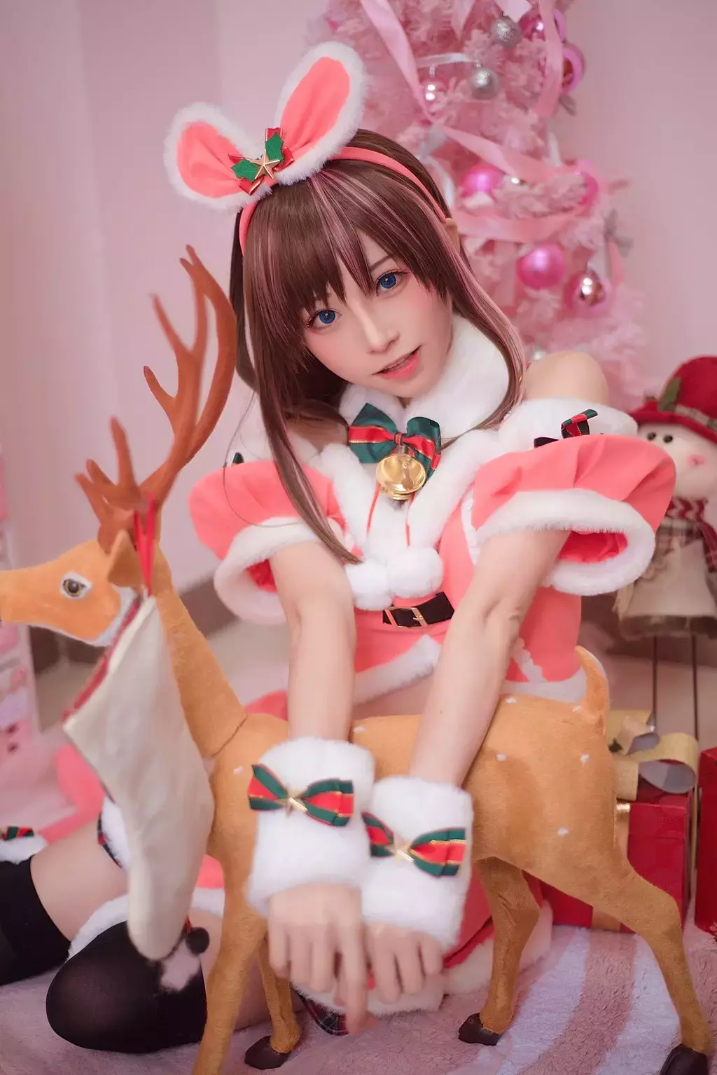 喵糖映画少女写真 VOL.342 圣诞节 甜美女孩的时尚秘籍-丽图社