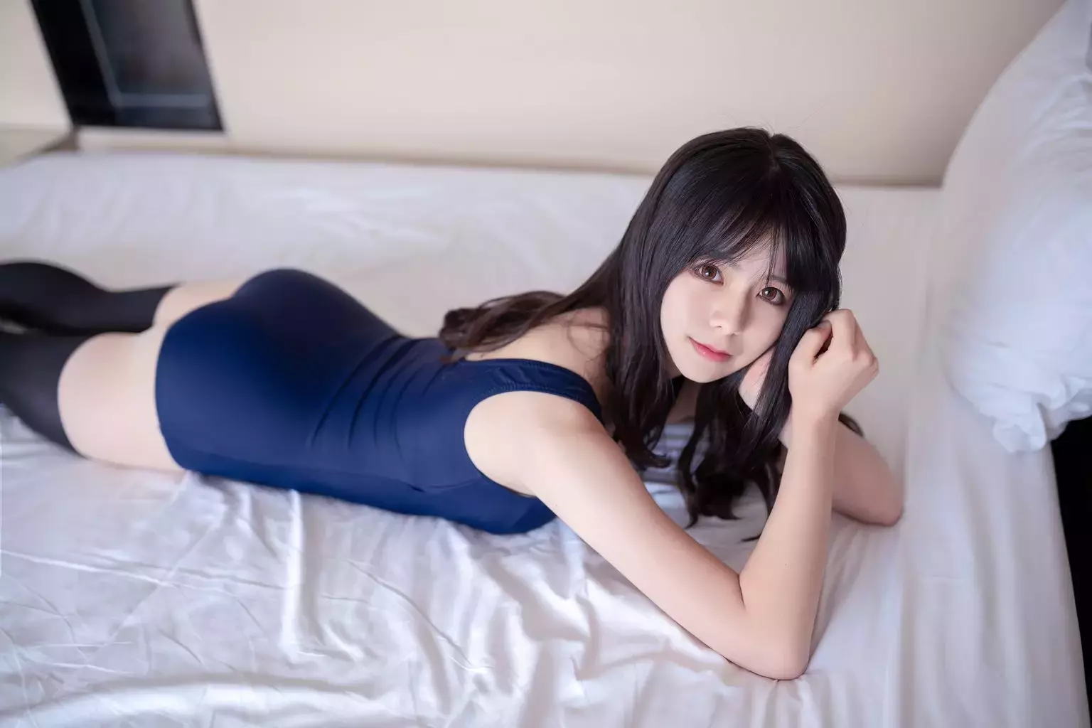 喵糖映画少女写真VOL.237 黑丝死库水 百变时尚美女穿搭照片-丽图社