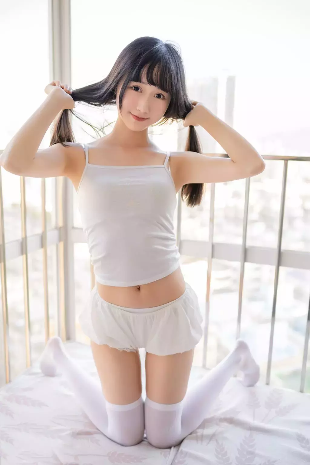 喵糖映画少女写真 VOL.245 浴巾兔子 气质美女妩媚写真-丽图社