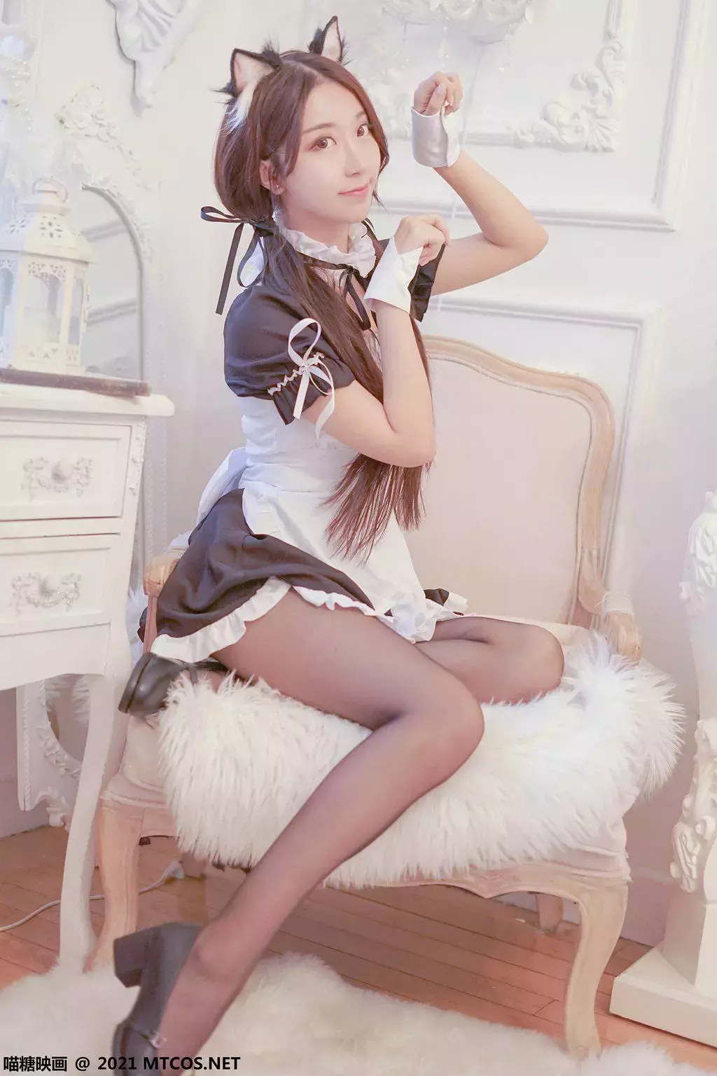 喵糖映画少女写真 VOL.348 猫儿钕仆 美女写真艺术照图片-丽图社