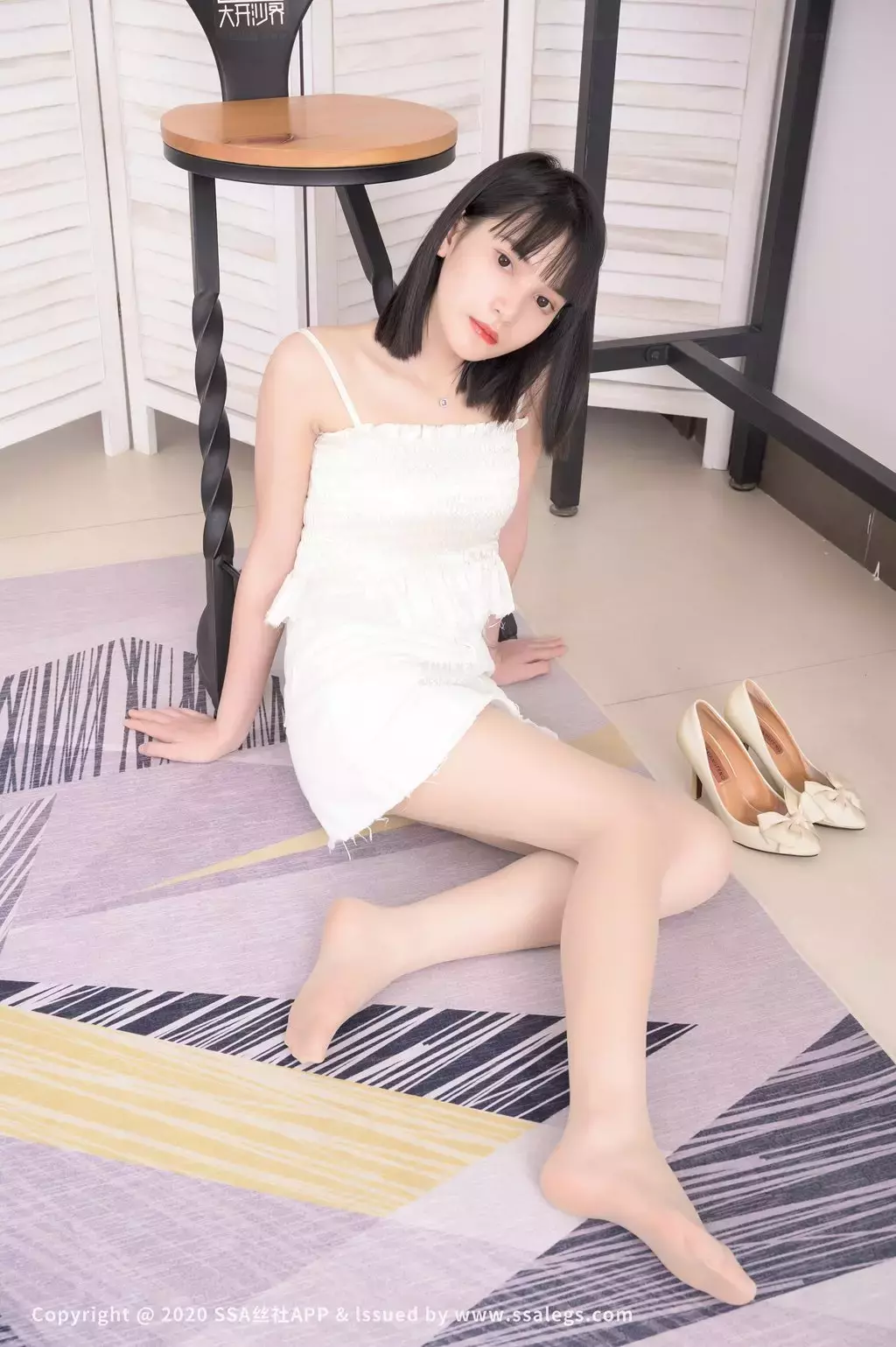 [SSA丝社] 超清版 NO.566 冰冰 肉丝袜 又纯又欲的美女壁纸-丽图社