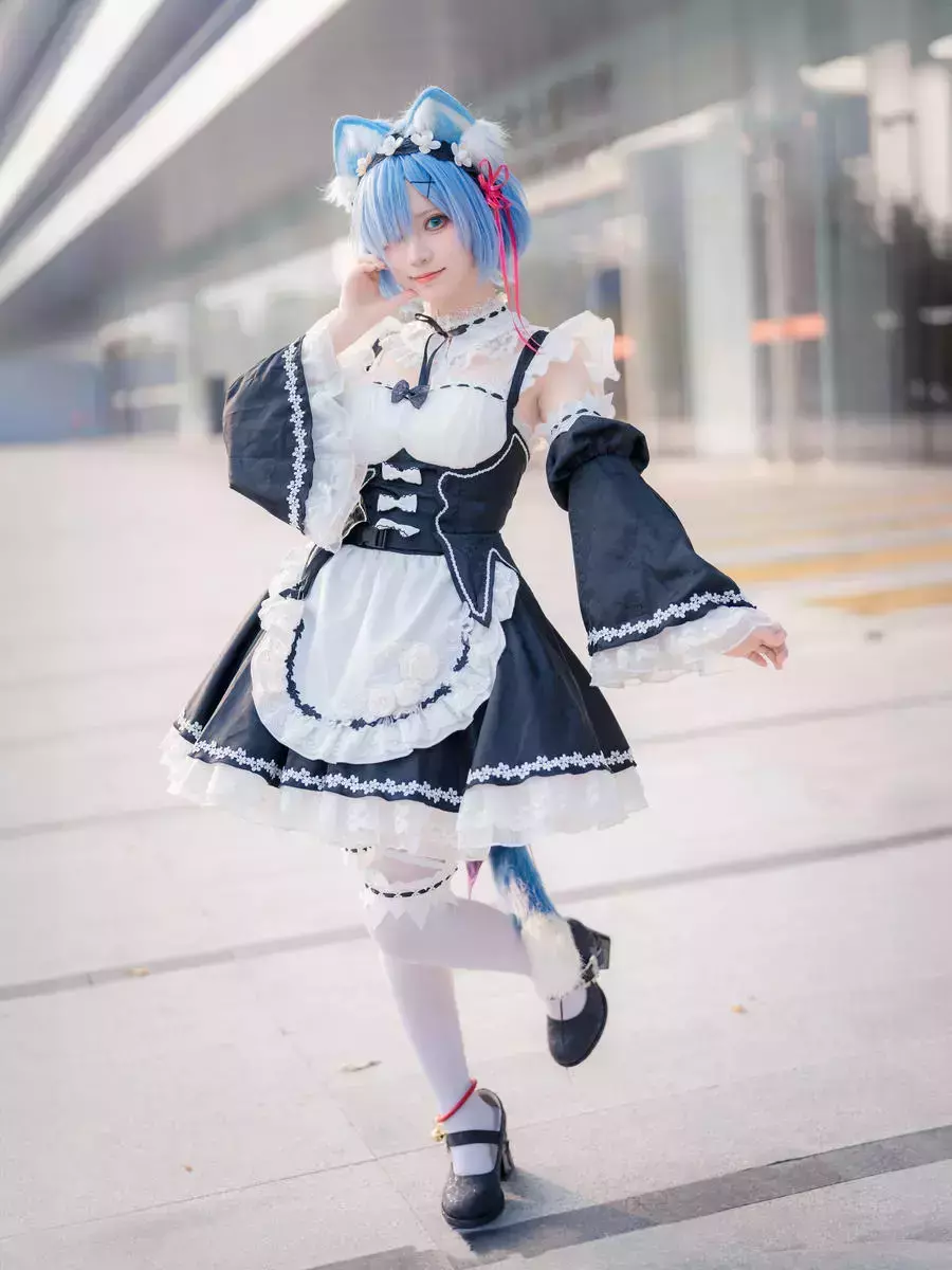 No.041 – 萤火虫动漫嘉年华 猫猫蕾姆 [107P 1V] 长裙比基尼风美女写真-丽图社