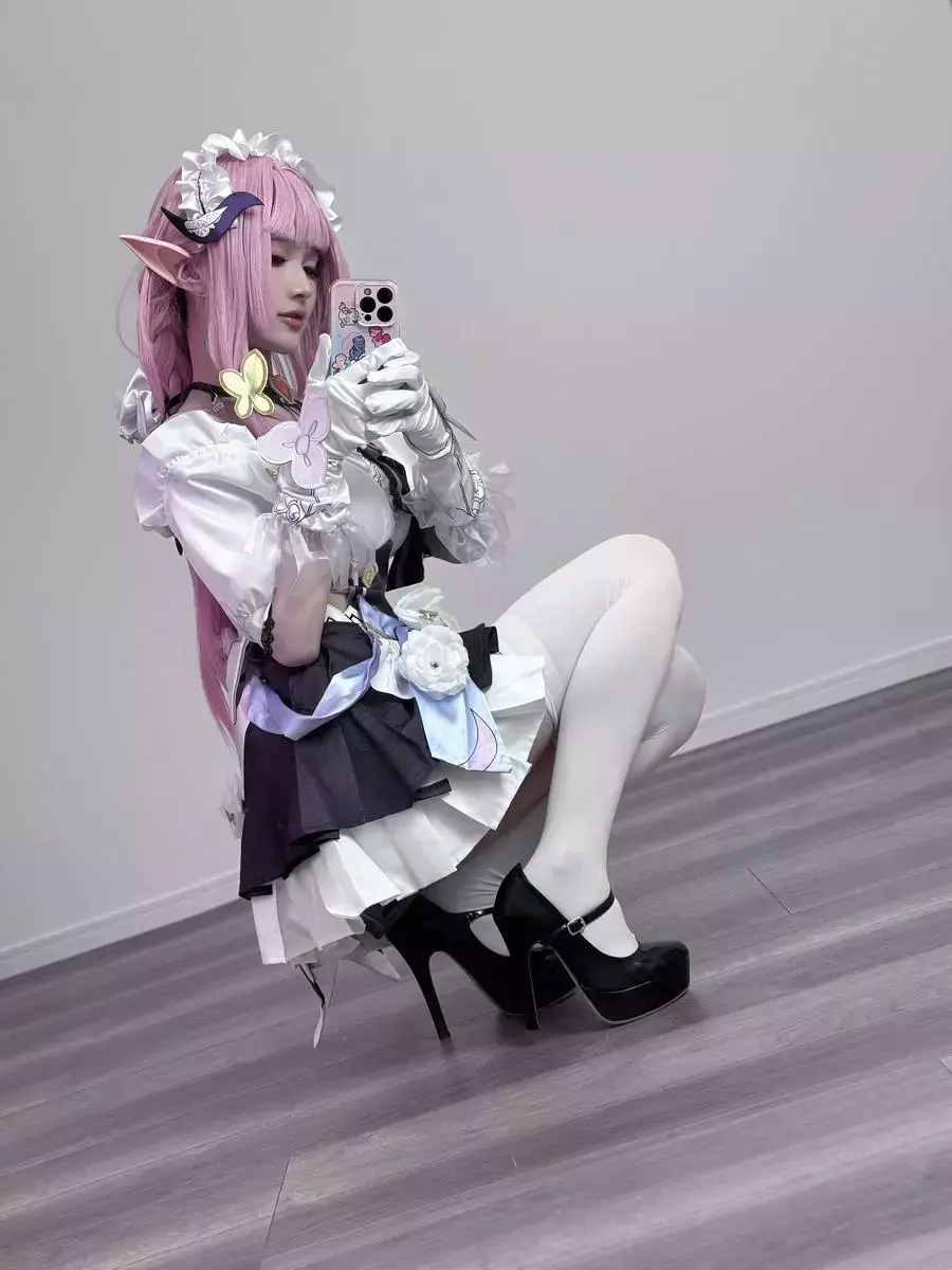 No.019 – 崩坏3 爱莉希雅女仆装 [20P] 美若天仙的少女写真-丽图社