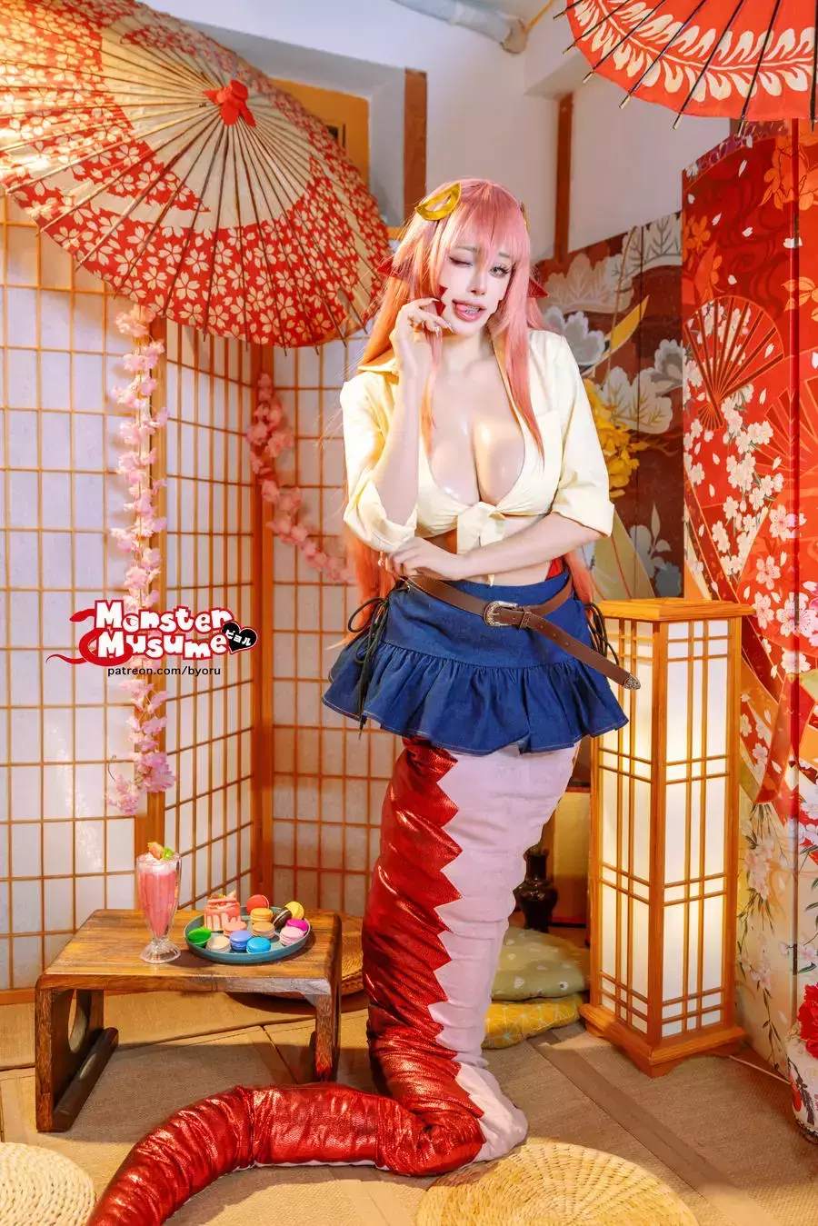No.211 – Miia Monster Musume [30P 9V] 美女经典黑丝写真套图-丽图社